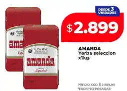 Supermayorista Vital AMANDA Yerba seleccion x1kg oferta