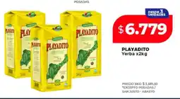 Supermayorista Vital PLAYADITO Yerba x2kg oferta