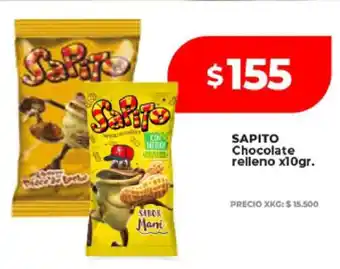 Supermayorista Vital SAPITO Chocolate relleno x10gr oferta