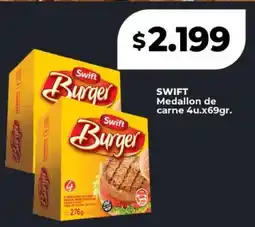 Supermayorista Vital SWIFT Medallón de carne 4u.x69gr oferta