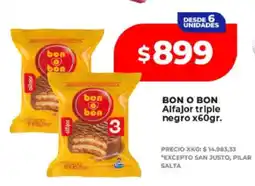 Supermayorista Vital BON O BON Alfajor triple negro x60gr oferta