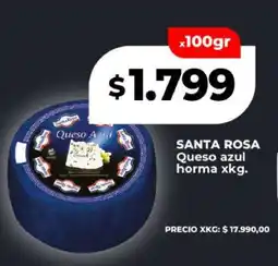 Supermayorista Vital SANTA ROSA Queso azul oferta
