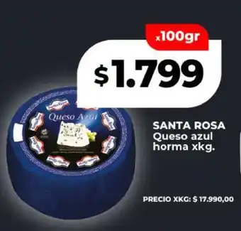 Supermayorista Vital SANTA ROSA Queso azul oferta