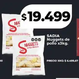 Supermayorista Vital SADIA Nuggets de pollo x3kg oferta