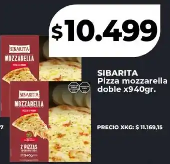 Supermayorista Vital SIBARITA Pizza mozzarella doble x940gr oferta