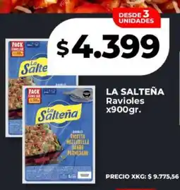 Supermayorista Vital LA SALTEÑA Ravioles x900gr oferta
