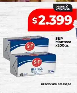 Supermayorista Vital S&P Manteca x200gr oferta