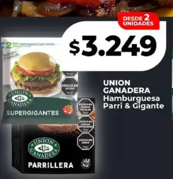 Supermayorista Vital UNION GANADERA Hamburguesa Parri & Gigante oferta