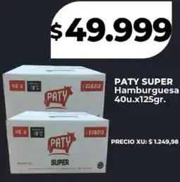 Supermayorista Vital PATY SUPER Hamburguesa oferta