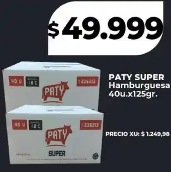 Supermayorista Vital PATY SUPER Hamburguesa oferta