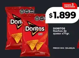 Supermayorista Vital DORITOS Nachos de queso x77gr oferta