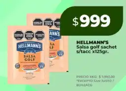 Supermayorista Vital HELLMANN'S Salsa golf sachet s/tacc x125gr oferta