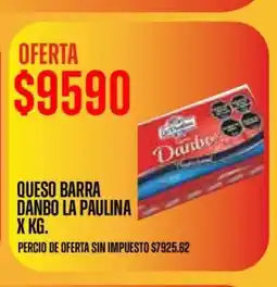 Supermercados Vea Queso Barra Danbo La Paulina x Kg oferta