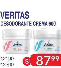 Masivos Veritas Desodorante Crema 60g oferta