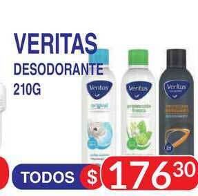 Masivos Veritas Desodorante 210g oferta