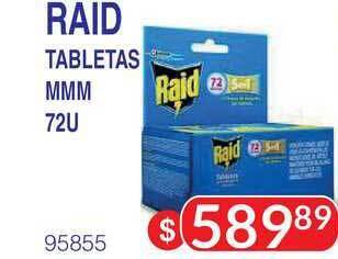 Masivos Raid Tabletas Mmm 72u oferta