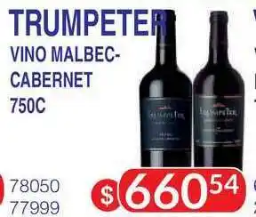 Masivos Trumpeter Vino Malbec/Cabernet 750c oferta