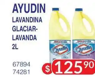 Masivos Ayudin Lavandina Glaciar/Lavanda 2L oferta