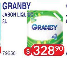 Masivos Granby Jabon Liquido 3L oferta