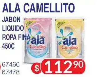 Masivos Ala Camellito Jabon Liquido Ropa Fina 450c oferta