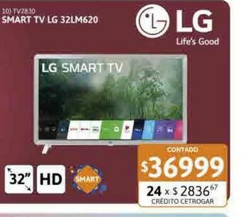 Samsung Smart tv 32" lg 32lm620 hd oferta