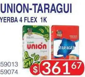 Masivos Union-Taragui Yerba 4 Flex 1K oferta