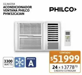 Samsung Aire acondicionado ventana philco phw32ca3an 3300w frã­o solo oferta