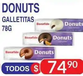 Masivos Donuts Galletitas 78g oferta