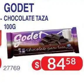 Masivos Godet Chocolate Taza 100g oferta