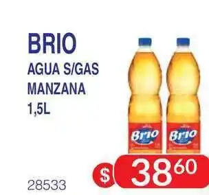 Masivos Brio Agua S/Gas Manzana 1,5L oferta