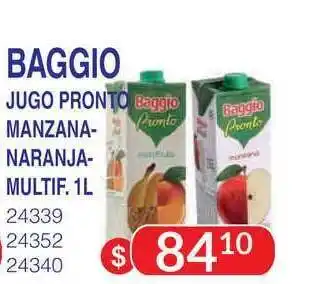 Masivos Baggio Jugo Pronto Manzana/Naranja/Multif. 1L oferta