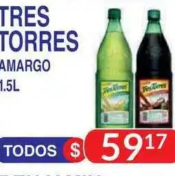 Masivos Tres Torres Amargo 1.5L oferta