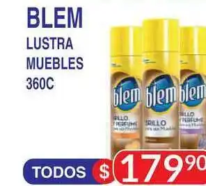 Masivos Blem Lustra Muebles 360c oferta