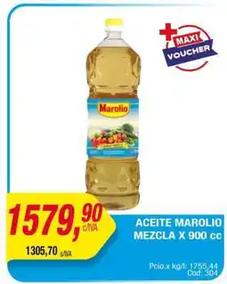 Maxiconsumo ACEITE MAROLIO MEZCLA x 900 cc oferta