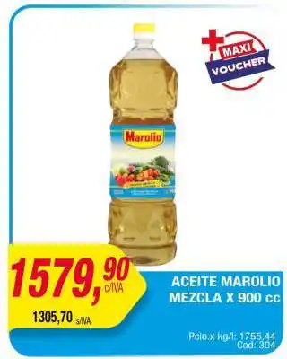 Maxiconsumo ACEITE MAROLIO MEZCLA x 900 cc oferta