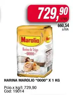Maxiconsumo HARINA MAROLIO “0000” X 1 KG oferta