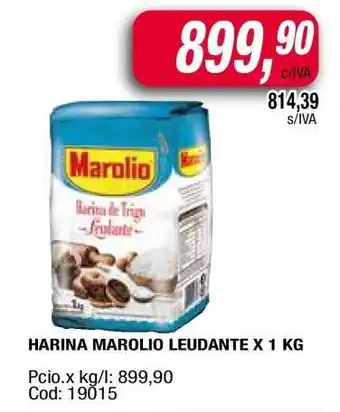 Maxiconsumo HARINA MAROLIO LEUDANTE X 1 KG oferta