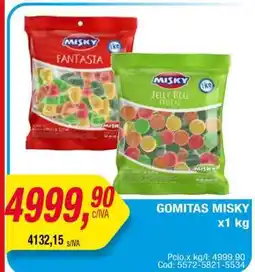 Maxiconsumo GOMITAS MISKY oferta