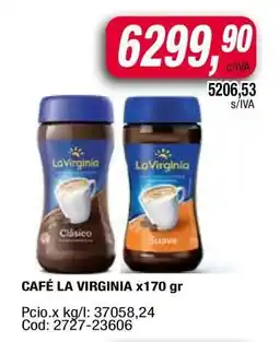 Maxiconsumo CAFÉ LA VIRGINIA x170 gr oferta