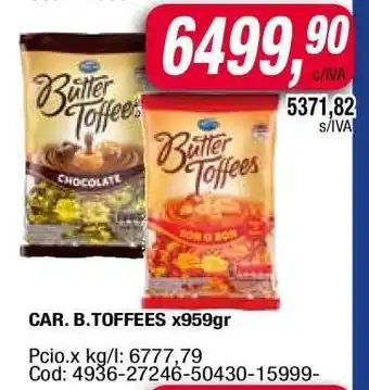 Maxiconsumo CAR. B.TOFFEES x959gr oferta