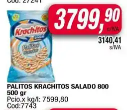 Maxiconsumo Palitos Krachitos Salado oferta