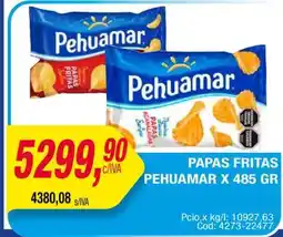 Maxiconsumo Papas Fritas Pehuamar x 485 gr oferta