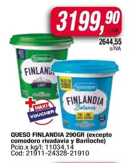 Maxiconsumo QUESO FINLANDIA 290gr oferta