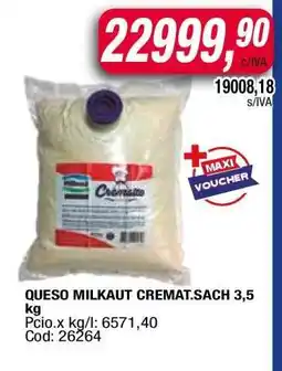 Maxiconsumo QUESO MILKAUT CREAM oferta