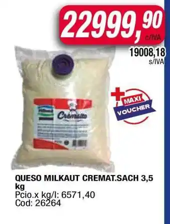 Maxiconsumo QUESO MILKAUT CREAM oferta