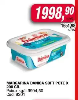 Maxiconsumo Margarina Danica Soft Pote oferta