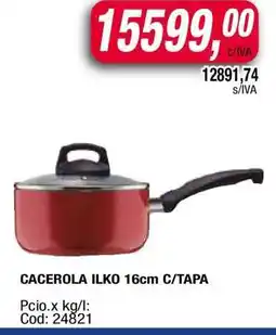 Maxiconsumo CACEROLA ILKO 16cm C/TAPA oferta