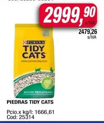 Maxiconsumo PIEDRAS TIDY CATS oferta
