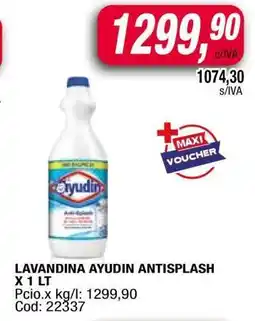 Maxiconsumo LAVANDINA AYUDIN ANTISPLASH X 1 LT oferta