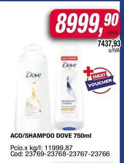 Maxiconsumo ACO/SHAMPOO DOVE 750ml oferta